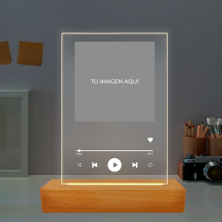 LÁMPARA SPOTIFY | LAMPARA PERSONALIZADA DE METACRILATO CON TU CANCIÓN FAVORITA